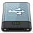 Graphite USB W Icon 48x48 png